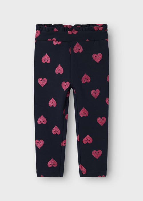 Name It Navy Heart Jogging Bottoms (1-5yrs) - 1 - 1.5 Years Image 1