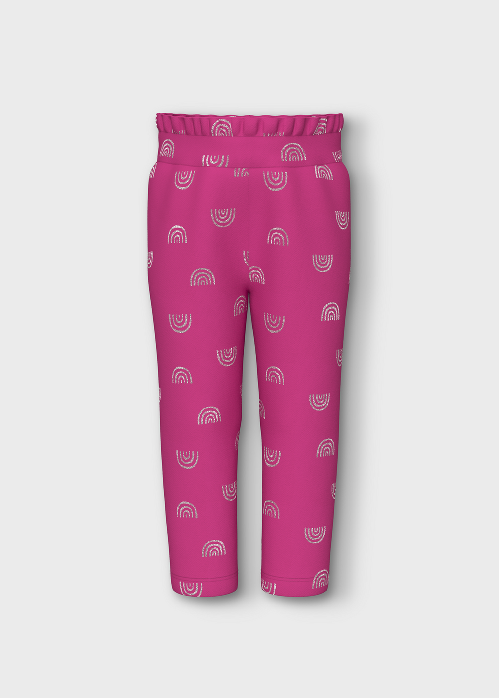 Name It Kids Pink Rainbow Jogging Bottoms (1-5yrs) - 1 - 1.5 Years Image 1