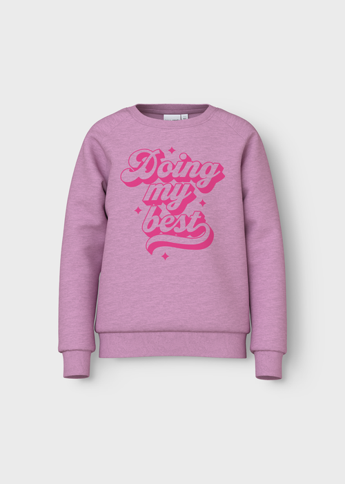 Name It Kids Pink Sweatshirt (6-12yrs) - 7-8 Yrs Image 1