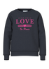Name It Kids Navy LOVE Sweatshirt (6-12yrs) - 6 Yrs Image 4