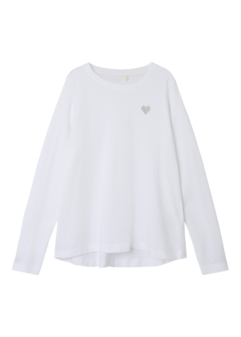 Name It Kids White Heart Long Sleeve T-Shirt (6-12yrs) - 6 Years Image 4