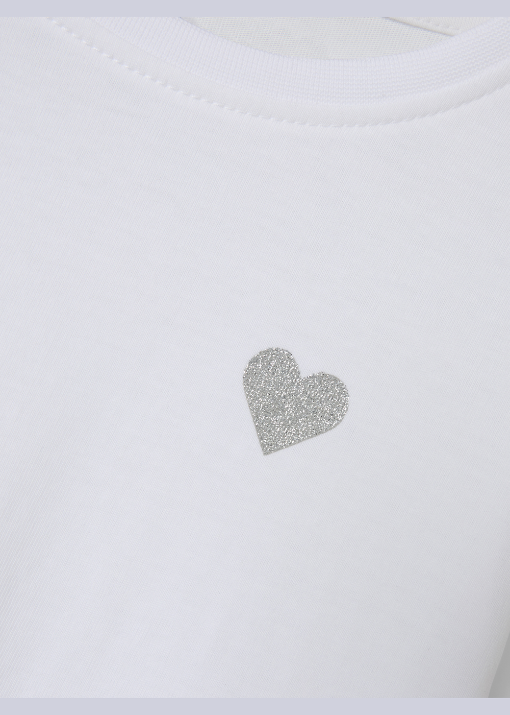 Name It Kids White Heart Long Sleeve T-Shirt (6-12yrs) - 6 Years Image 3
