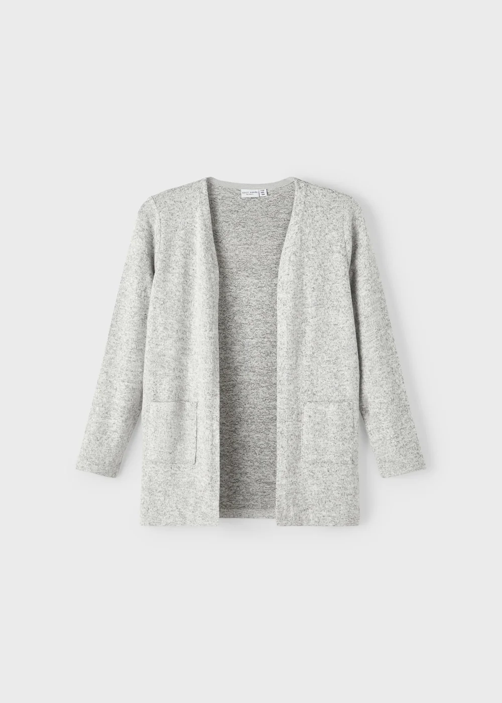 Name It Kids Grey Knitted Cardigan (6-12yrs) - 6 Yrs Image 2