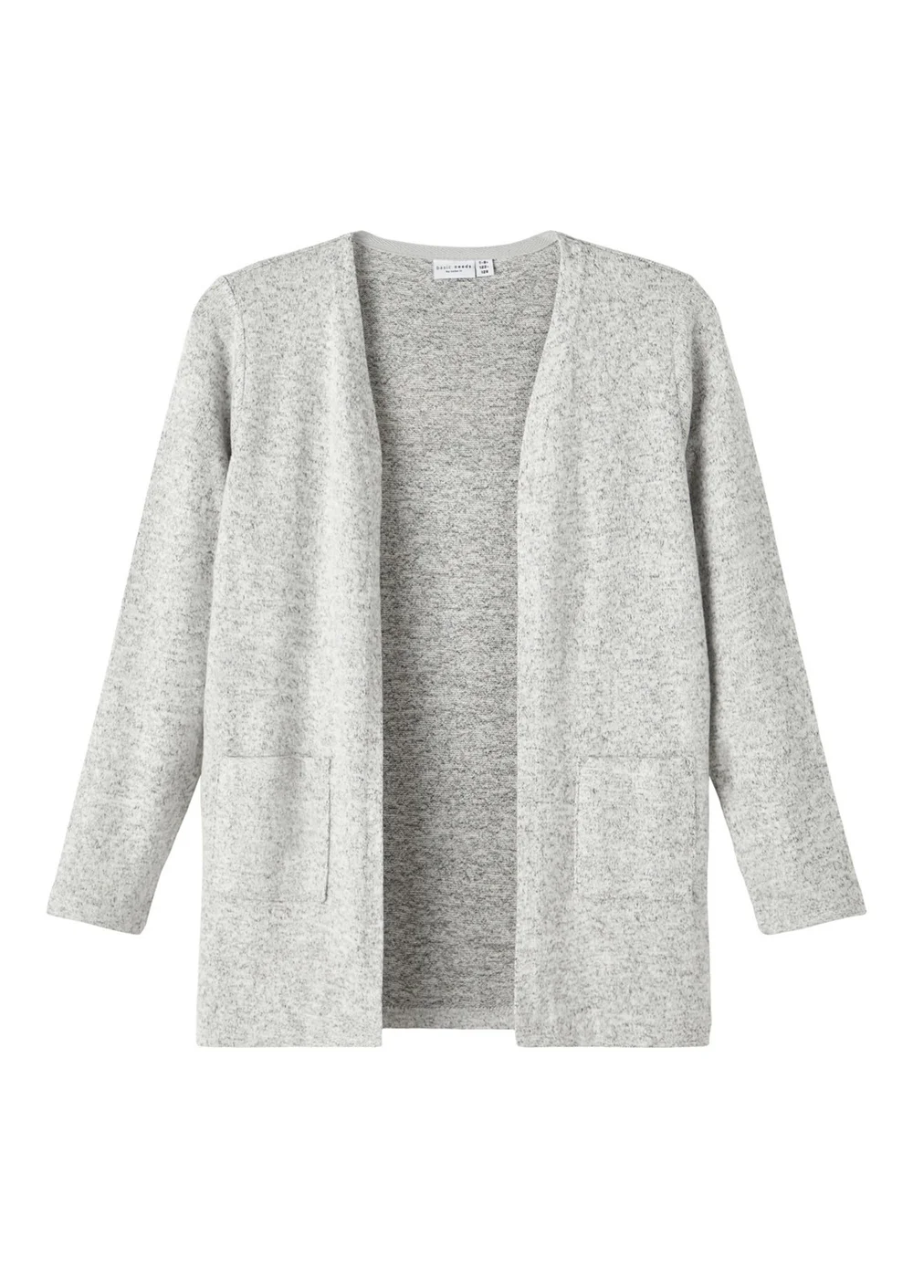 Name It Kids Grey Knitted Cardigan (6-12yrs) - 6 Yrs Image 6