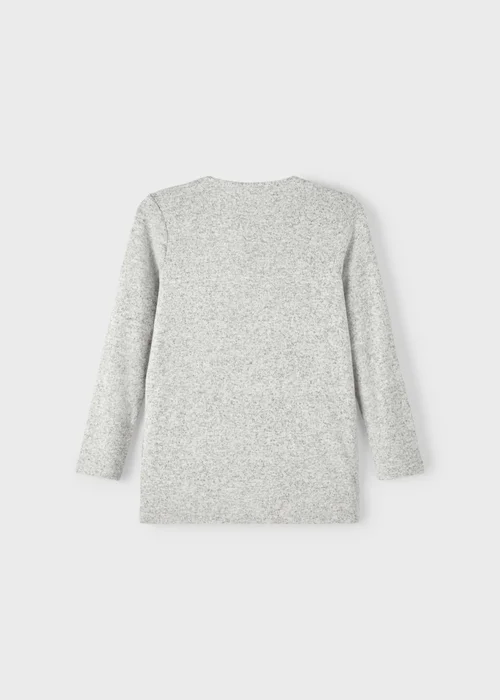 Name It Kids Grey Knitted Cardigan (6-12yrs) - 6 Yrs Image 3