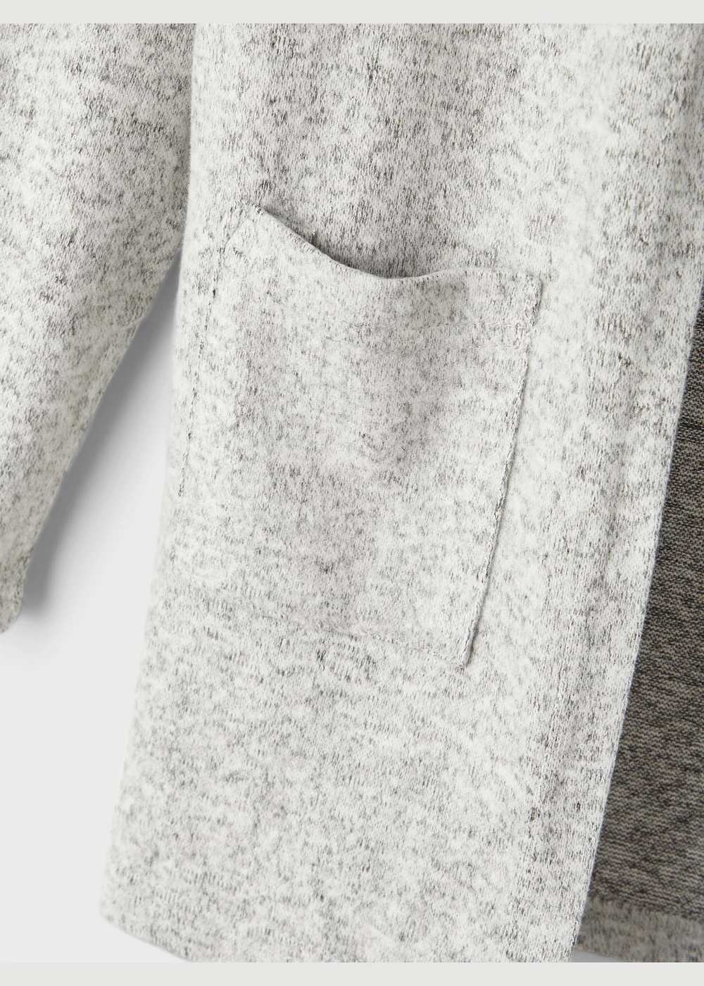 Name It Kids Grey Knitted Cardigan (6-12yrs) - 6 Yrs Image 5