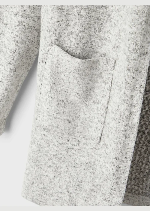 Name It Kids Grey Knitted Cardigan (6-12yrs) - 6 Yrs Image 5