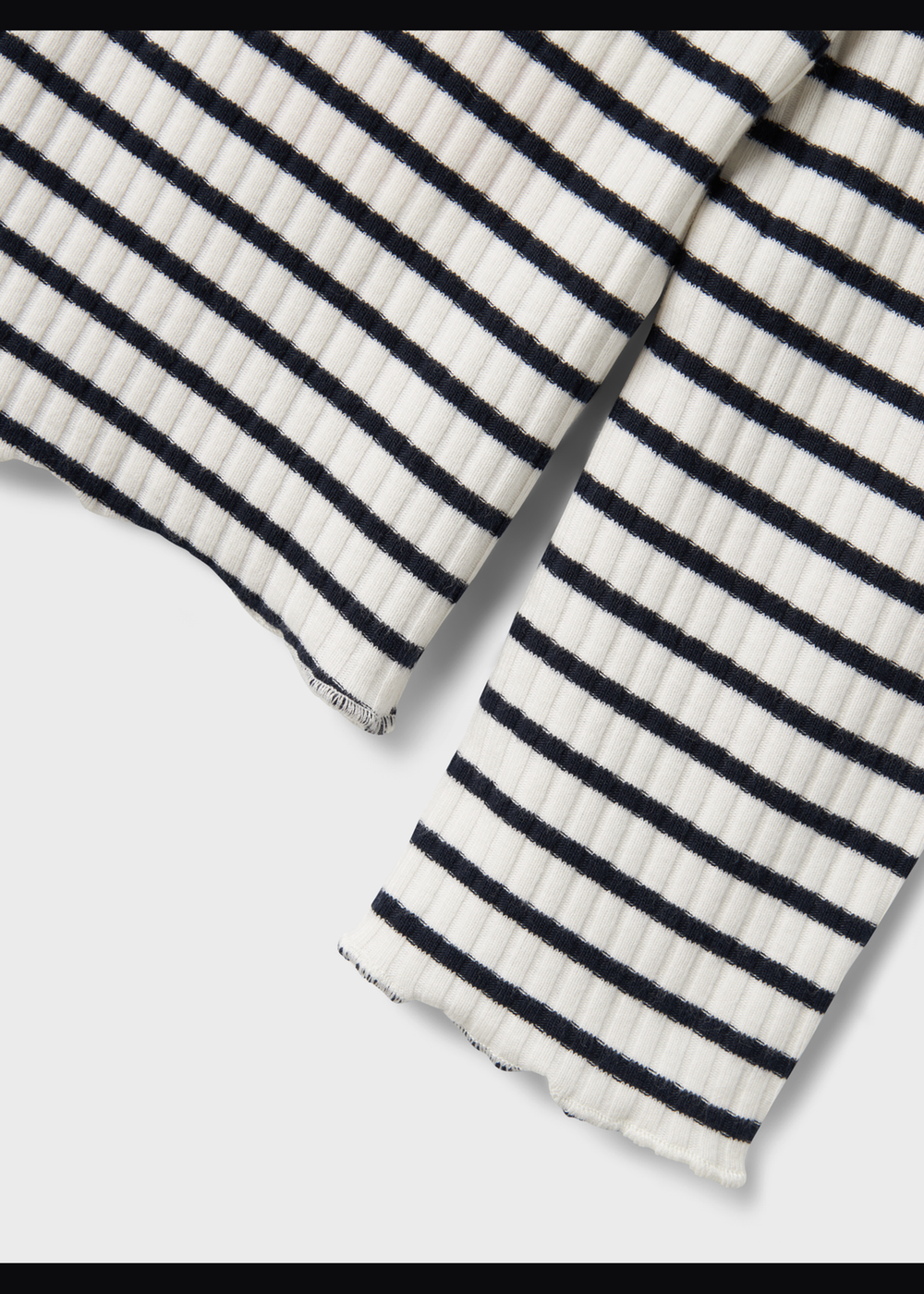 Name It Kids Monochrome Striped Ribbed T-Shirt (6-12yrs) - 6 Years Image 4