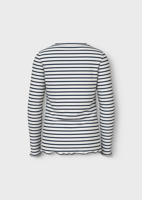 Name It Kids Monochrome Striped Ribbed T-Shirt (6-12yrs) - 6 Years Image 2