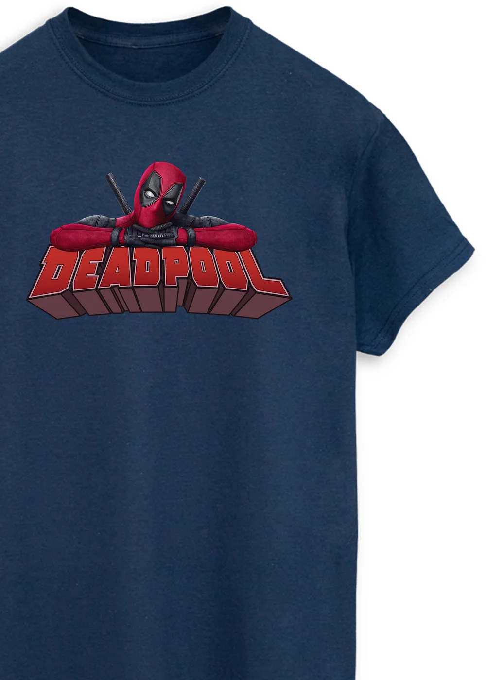 T-Shirt Rouge Mélangé Deadpool Dead Thumb Pour Homme, Petit T-Shirt Rouge Mélangé Deadpool Dead Thumb Pour Homme, Petit