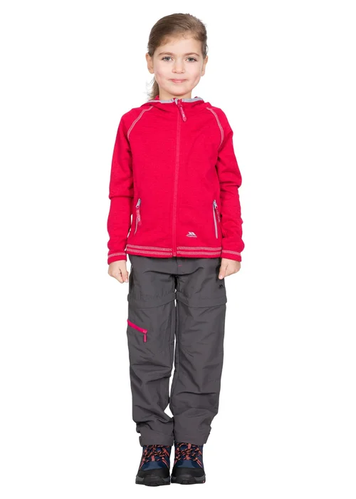 Trespass Kids Raspberry Goodness Full Zip Hooded Fleece Jacket (3-12yrs) - Age 2 - 3 Years Image 3