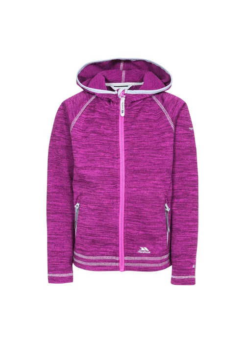 Trespass Kids Purple Goodness Full Zip Hooded Fleece Jacket (3-12yrs) - 2-3 Yrs Image 1