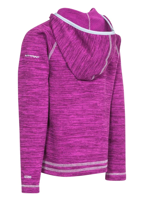 Trespass Kids Purple Goodness Full Zip Hooded Fleece Jacket (3-12yrs) - 2-3 Yrs Image 2