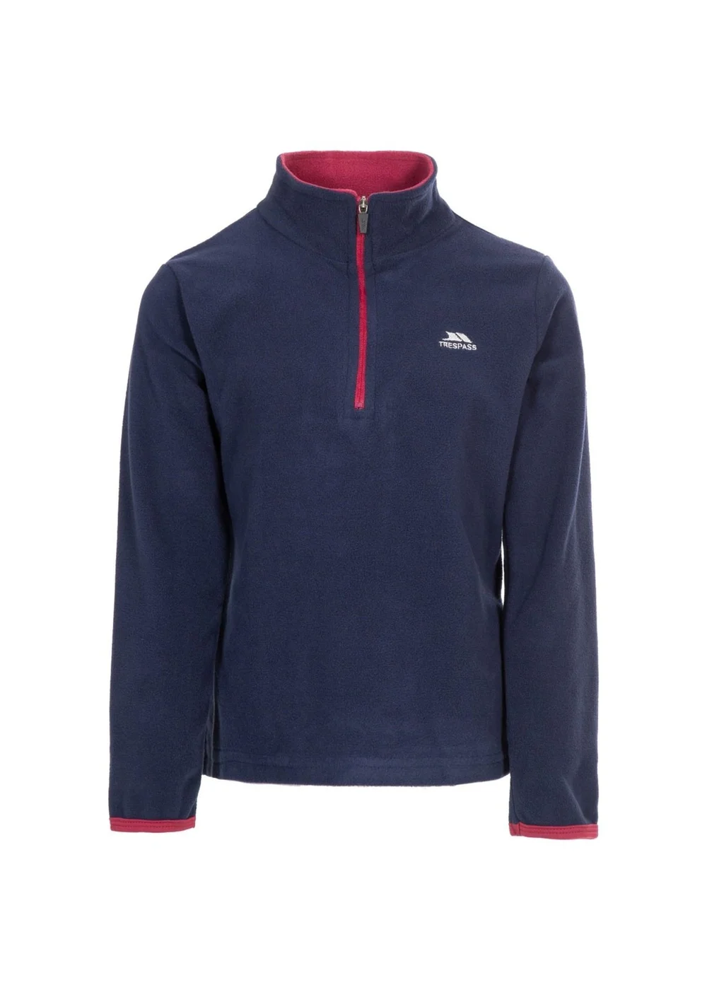 Trespass Girls Navy Sybil Micro Fleece (2-12yrs) - Age 2 - 3 Years Image 1