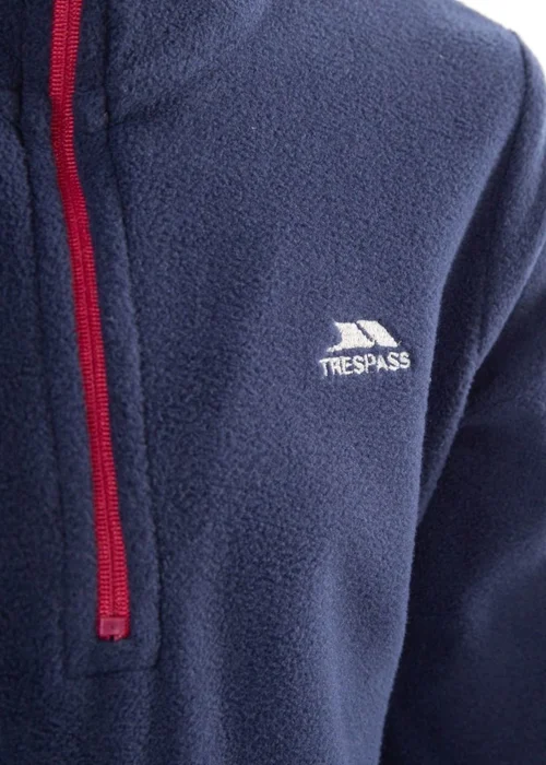 Trespass Girls Navy Sybil Micro Fleece (2-12yrs) - Age 2 - 3 Years Image 3
