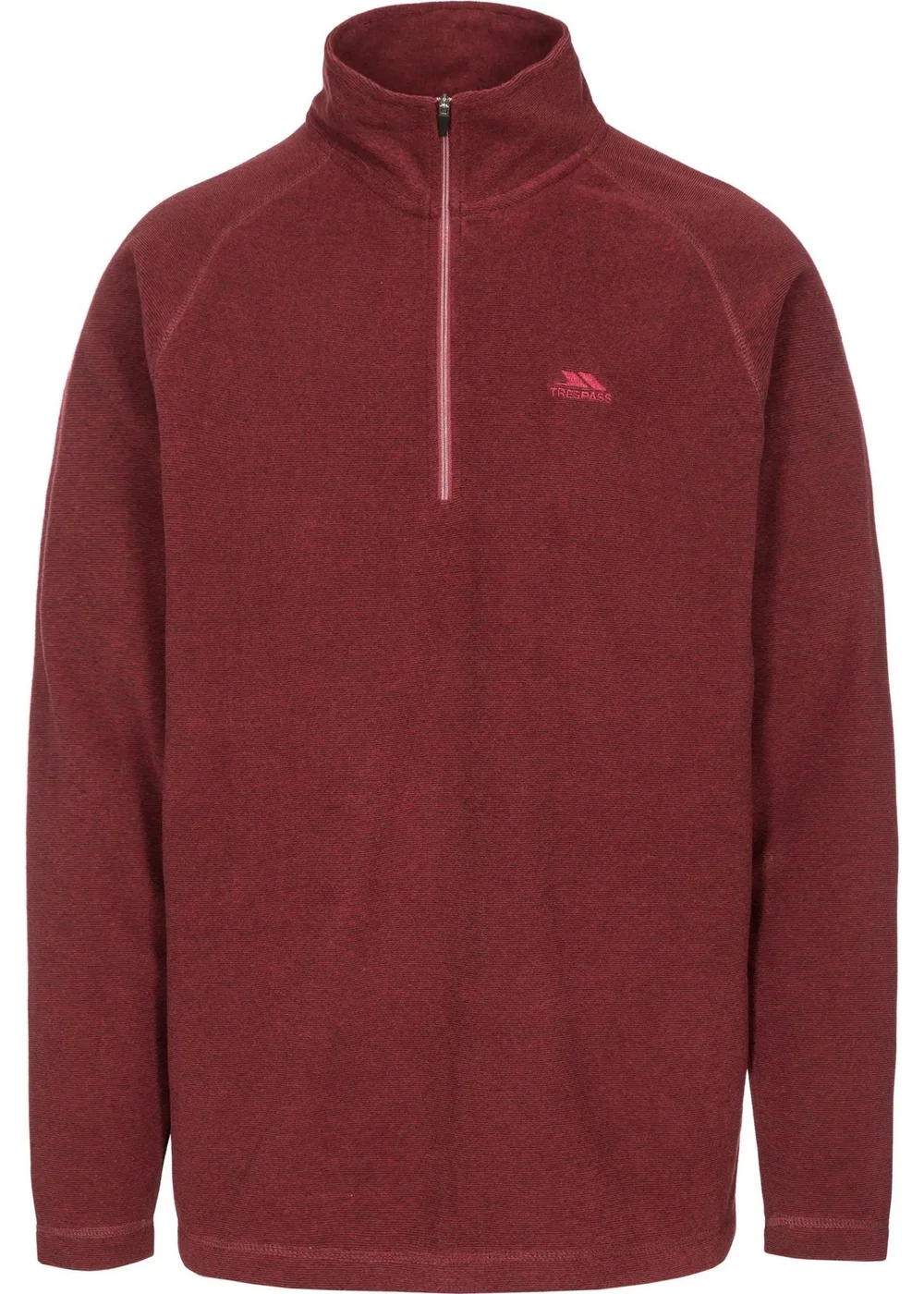 Trespass Black Keynote Anti Pilling 1/4 Zip Fleece Top - S Image 1