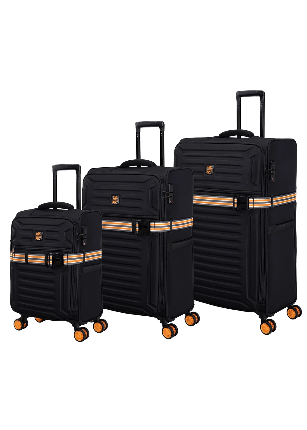 BritBag Azerley Black Suitcase with TSA Lock - Cabin Image 1