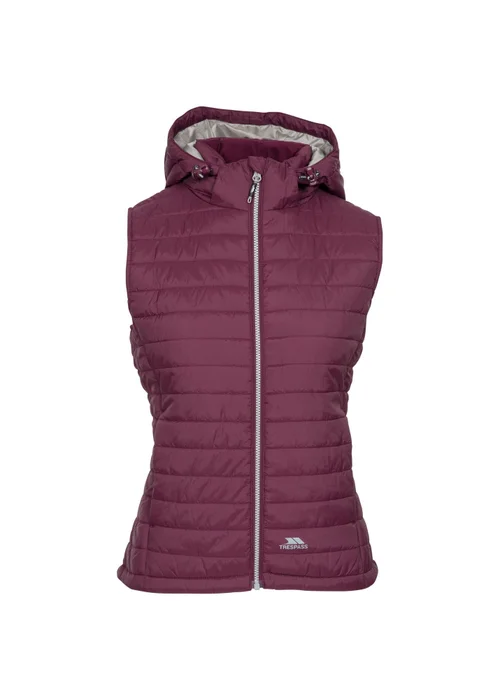 Trespass Purple Aretha Casual Gilet - 2XS Image 1