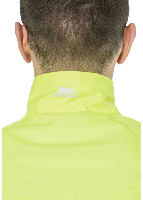 Trespass Yellow Retract Hi-Vis Packaway Waterproof Jacket. - XL Image 4