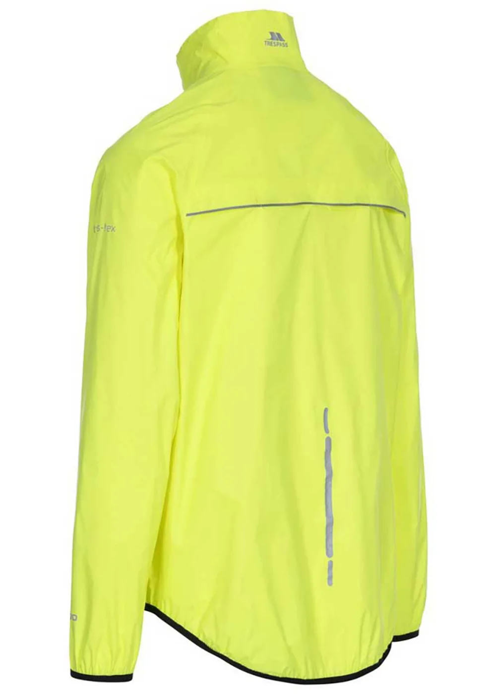 Trespass Yellow Retract Hi-Vis Packaway Waterproof Jacket. - XL Image 2