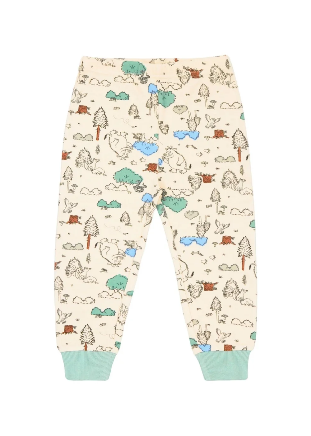 The Gruffalo Kids Mint Embroidered Pyjama Set (1.5-6yrs) - Age 2 - 3 Years Image 4