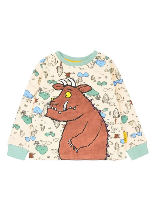 The Gruffalo Kids Mint Embroidered Pyjama Set (1.5-6yrs) - Age 2 - 3 Years Image 3