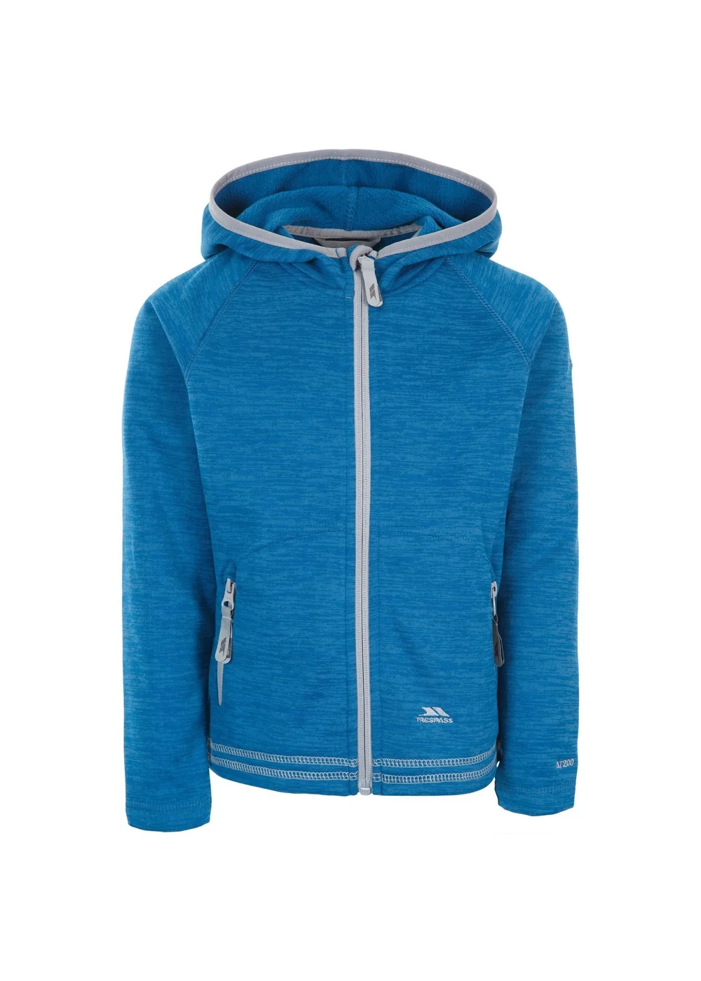 Trespass Girls Blue Goodness Airtrap Fleece Hoodie (2-8yrs) - 2-3 Yrs Image 1