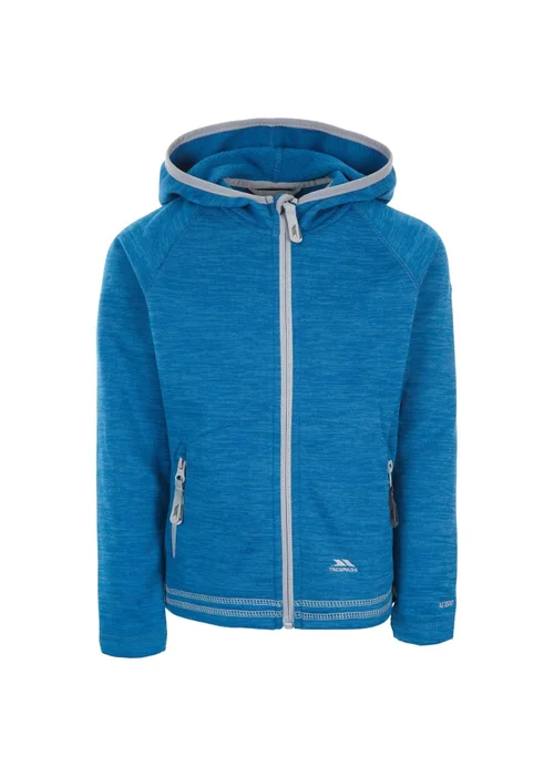 Trespass Girls Blue Goodness Airtrap Fleece Hoodie (2-8yrs) - 2-3 Yrs Image 1