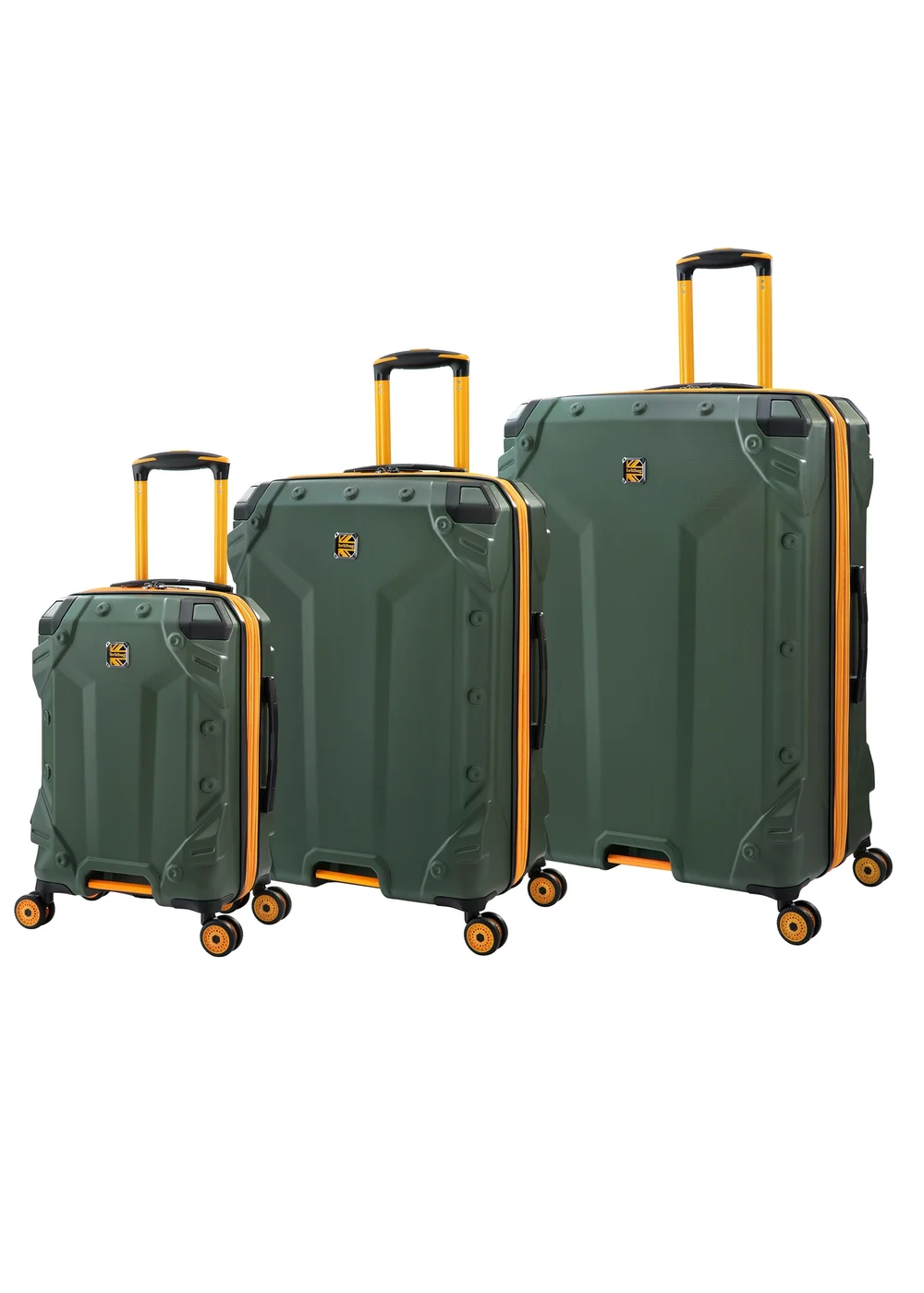 BritBag Himalayas Rifle Green Suitcase - Cabin Image 1