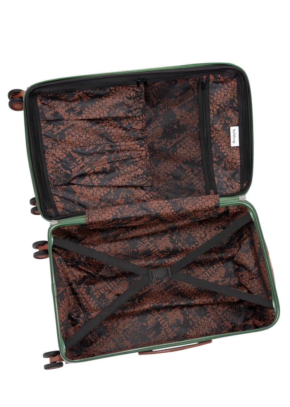 BritBag Okavango Green Tea Suitcase - Cabin Image 4