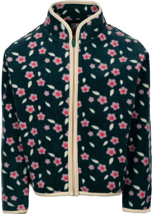 Trespass Girls Green Sibyilla Fleece Jacket (2-12yrs) - 7-8 Yrs Image 1