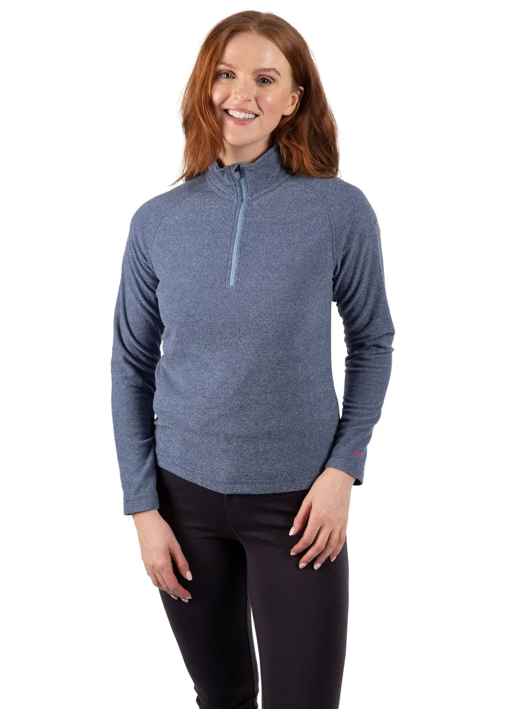 Trespass Navy Meadows Fleece Top - S Image 1