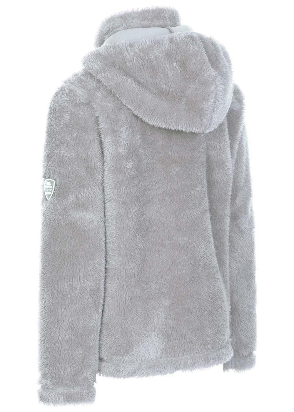 Trespass Girls Light Grey Violetta Fluffy Fleece Jacket (2-12yrs) - 2-3 Yrs Image 2