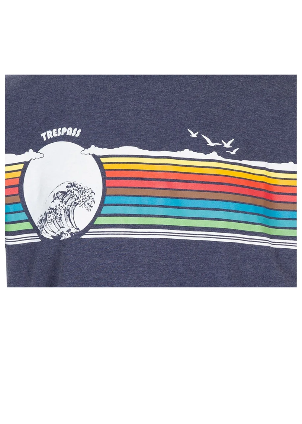 Trespass Navy Lakehouse T-Shirt - S Image 3