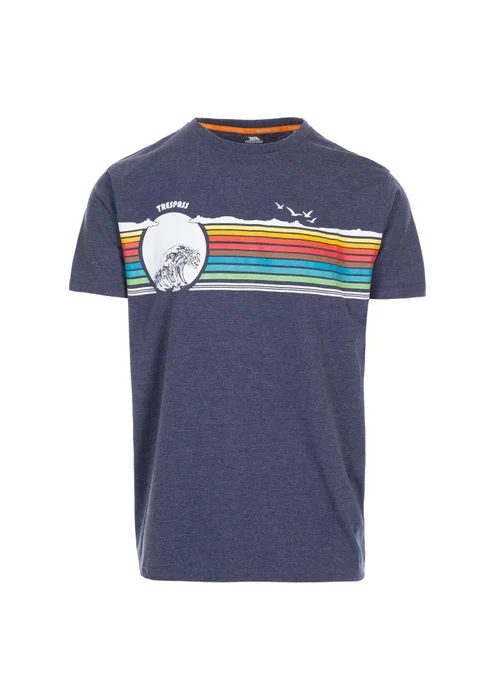 Trespass Navy Lakehouse T-Shirt - S Image 1