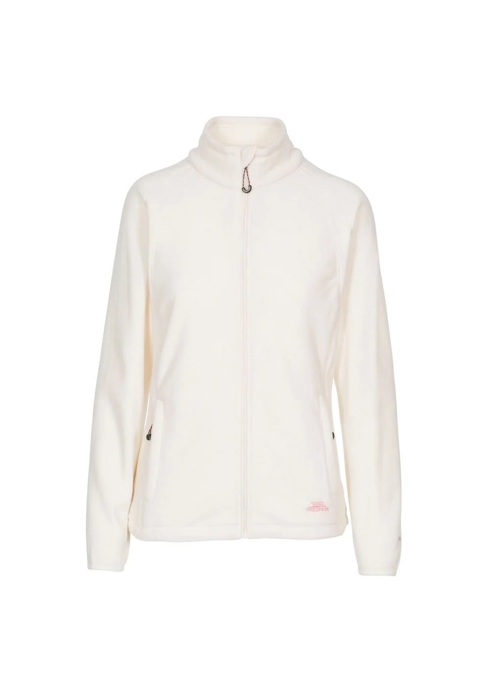 Trespass White Nonstop Fleece Jacket - L Image 1