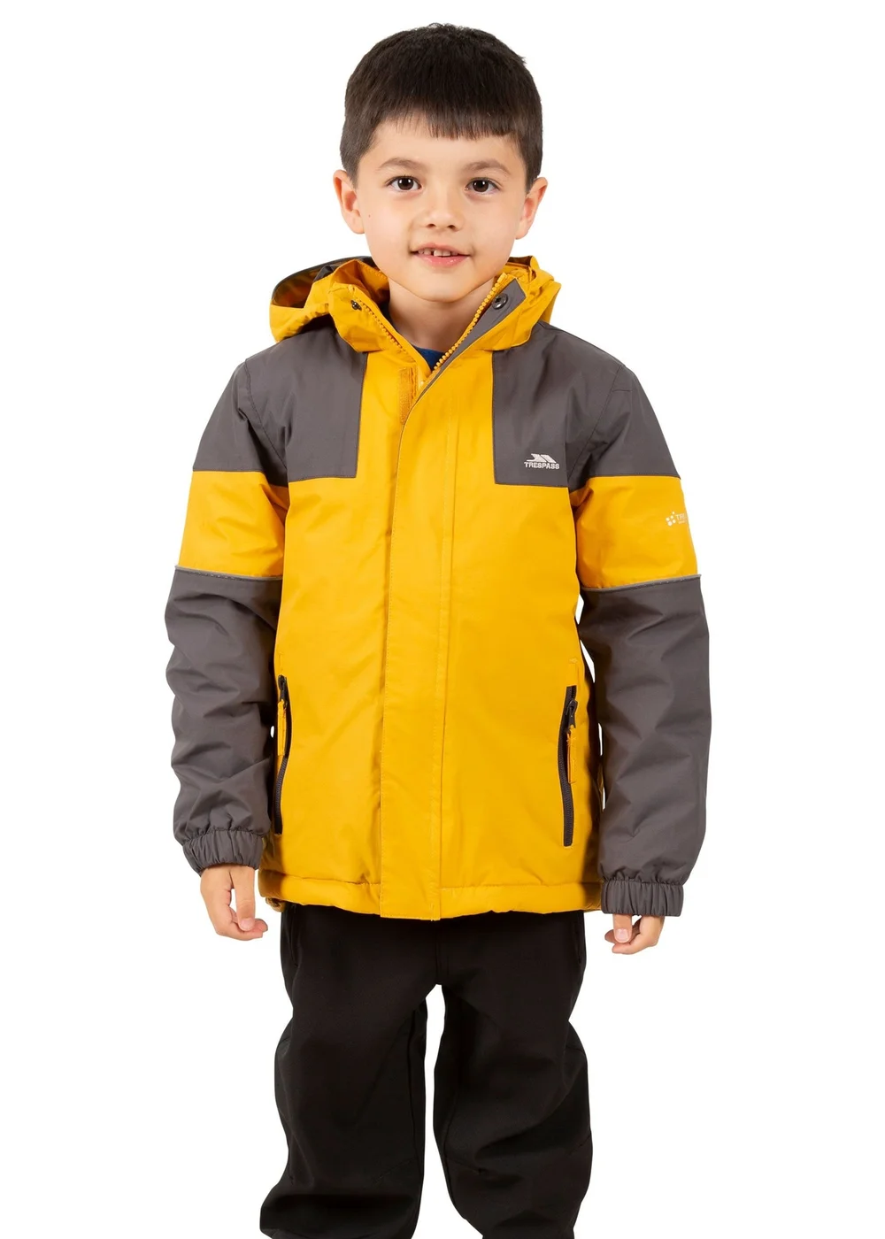 Trespass Boys Brown Unlock Waterproof Jacket (2-12yrs) - 2-3 Yrs Image 3