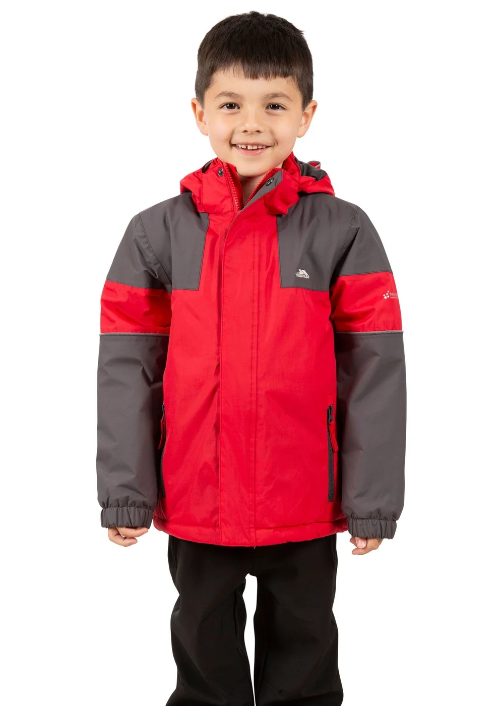 Trespass Boys Red Unlock Waterproof Jacket (2-12yrs) - 2-3 Yrs Image 1