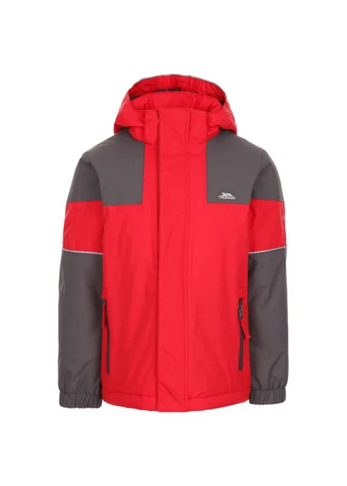 Trespass Boys Red Unlock Waterproof Jacket (2-12yrs) - 2-3 Yrs Image 3