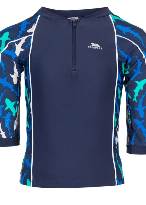 Trespass Kids Blue Smiley Shark Swim Set (2-12yrs) - 2-3 Yrs Image 6