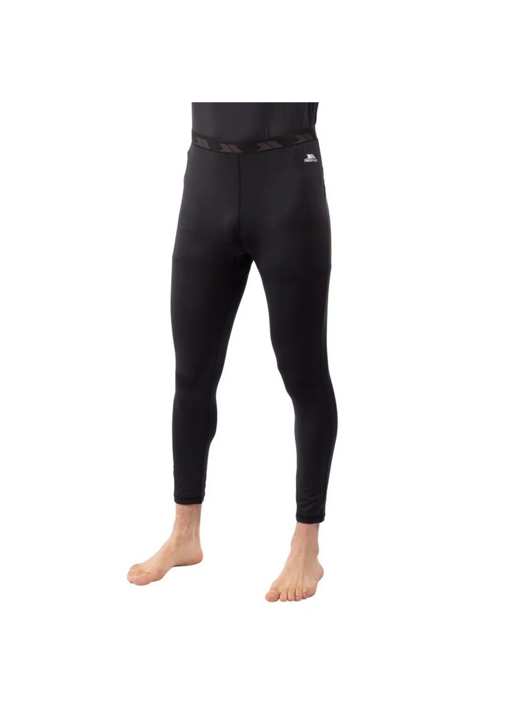 Trespass Black Leon Base Layer Bottoms - 2XS Image 1