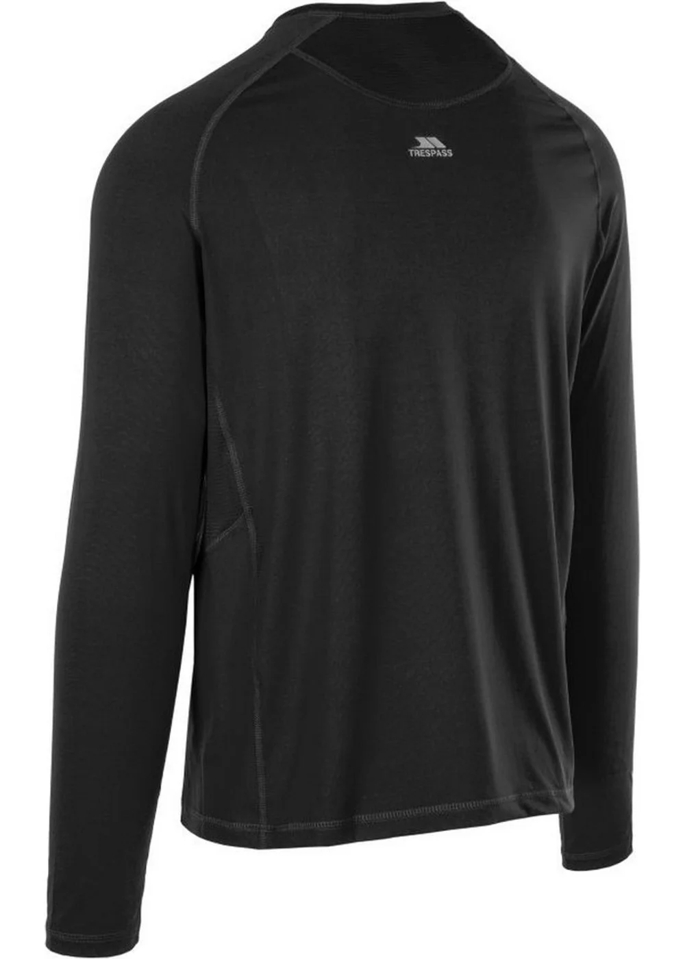 Trespass Black Nate Base Layer Top - 2XS Image 2