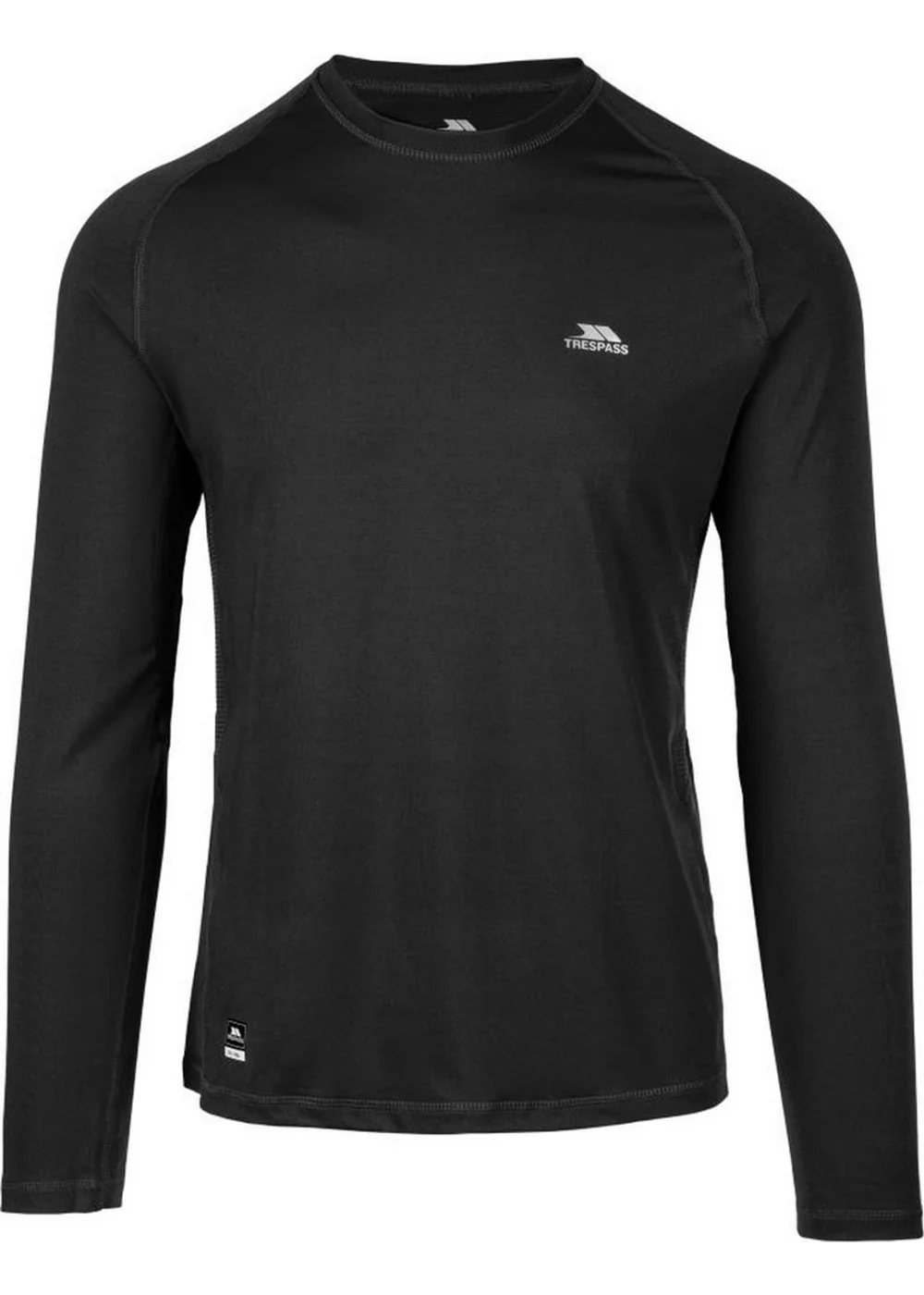 Trespass Black Nate Base Layer Top - 2XS Image 3
