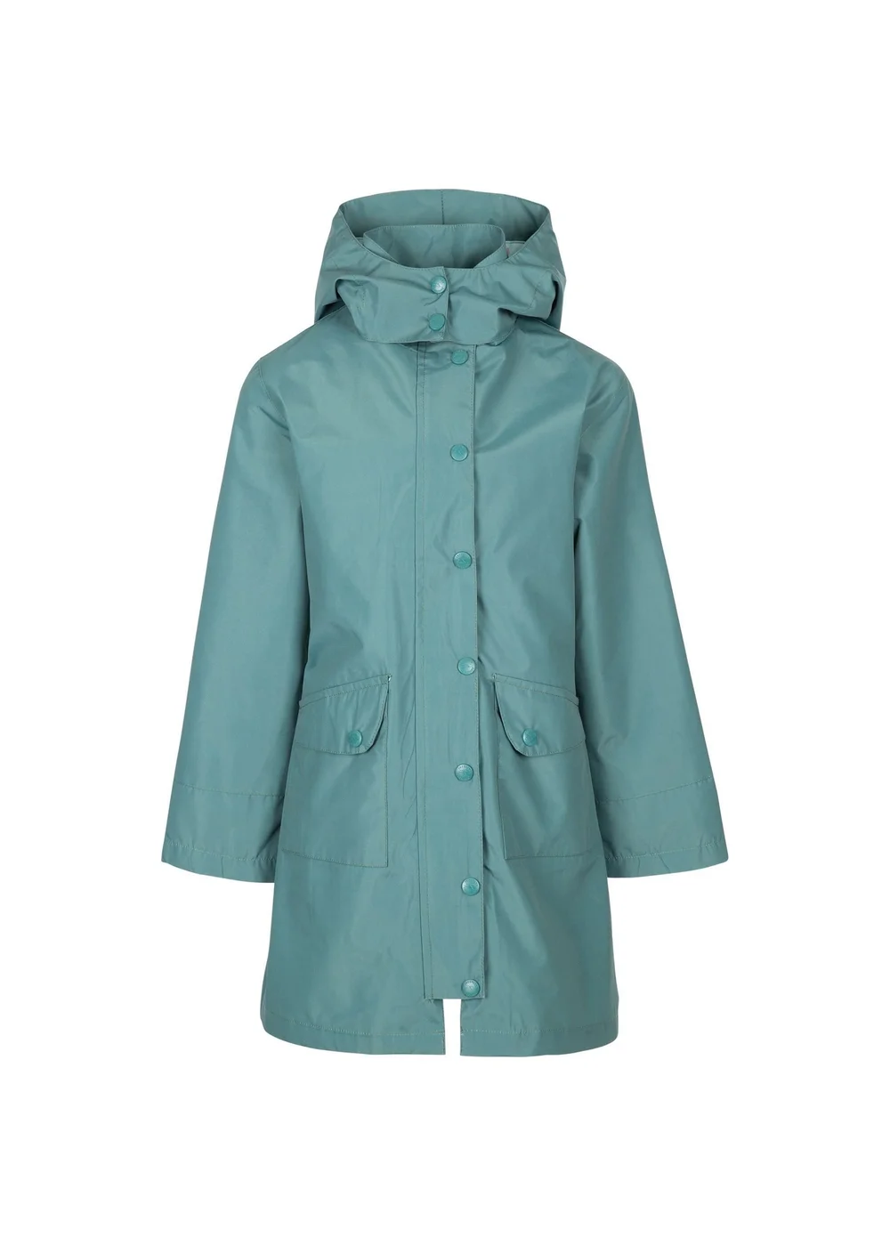 Trespass Girls Green Drizzling Waterproof Jacket (2-12yrs) - 3-4 Yrs Image 1