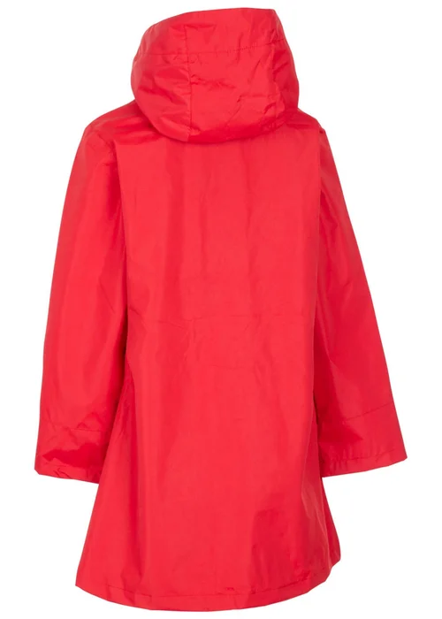 Trespass Girls Red Drizzling Waterproof Jacket (2-12yrs) - 3-4 Yrs Image 2