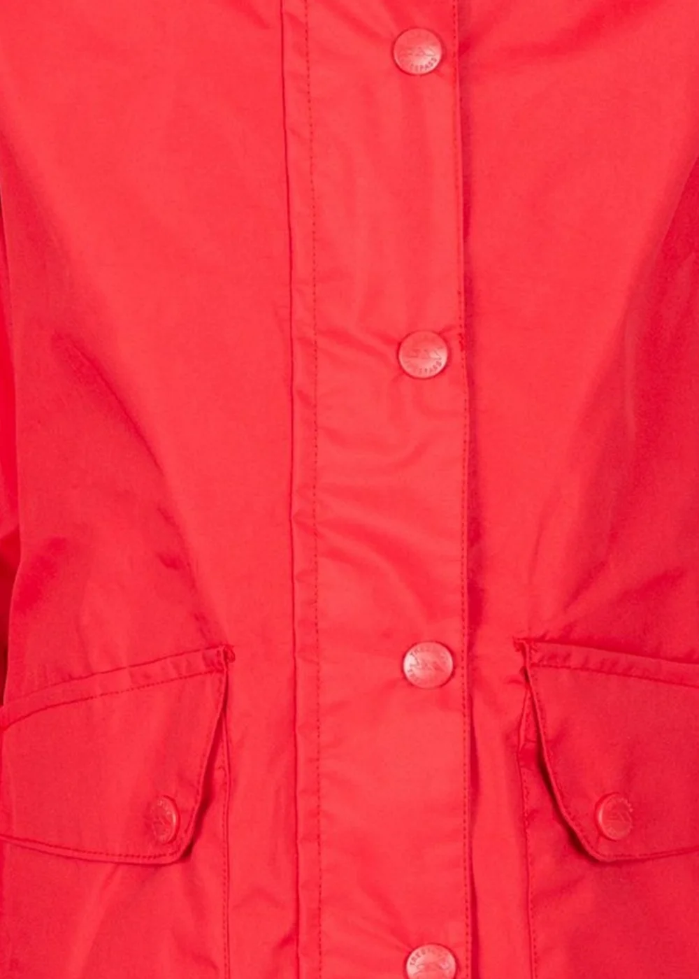 Trespass Girls Red Drizzling Waterproof Jacket (2-12yrs) - 3-4 Yrs Image 3