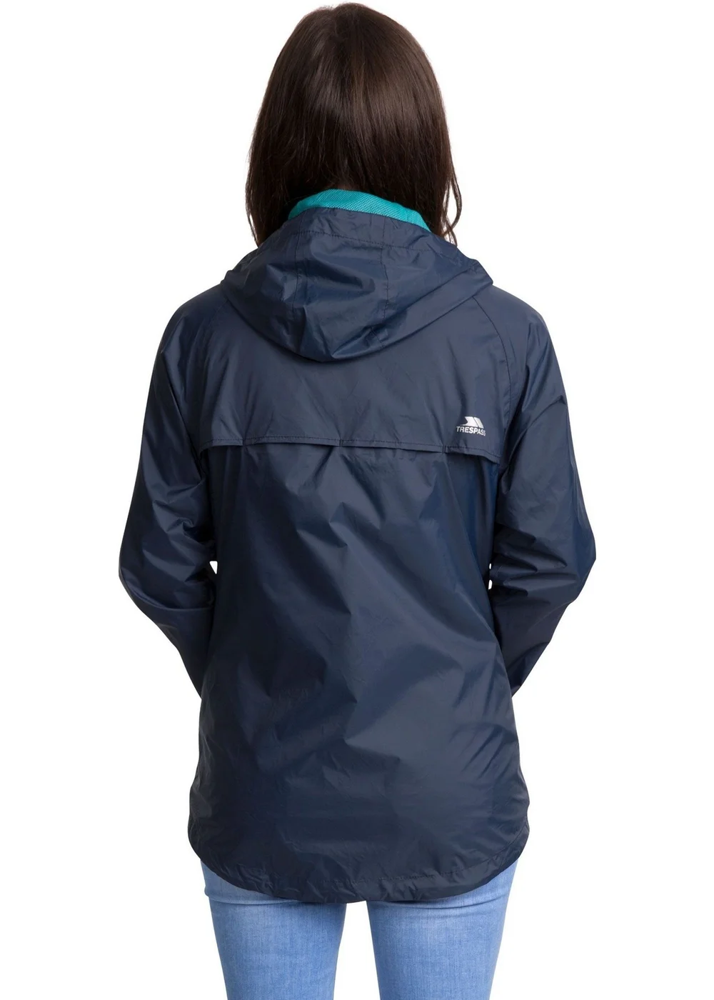 Trespass Navy Qikpac Packaway Waterproof Jacket - 2XS Image 2