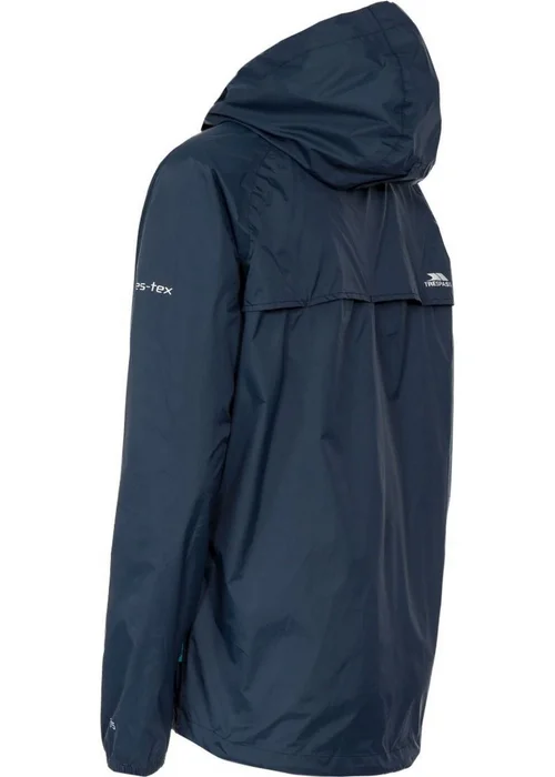 Trespass Navy Qikpac Packaway Waterproof Jacket - 2XS Image 3
