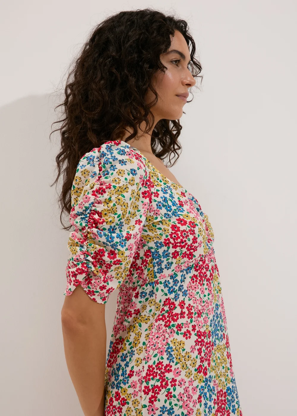 Multicoloured Midi Dress - 8 Image 3