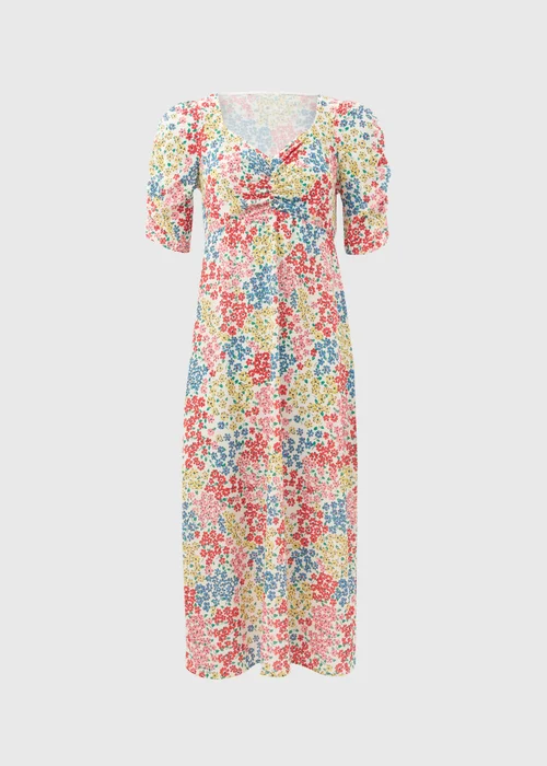 Multicoloured Midi Dress - 8 Image 5
